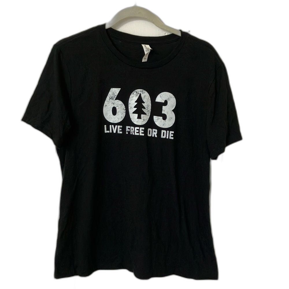 603 Live Free or Die tee